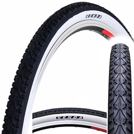 Kenda K935 Khan - Fietsband - 700 x 35c - Witte Zijkant - Semi-slick