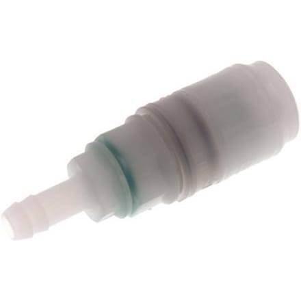 PVDF DN 7.2 Koppeling Snelkoppeling 9 mm Slangpilaar