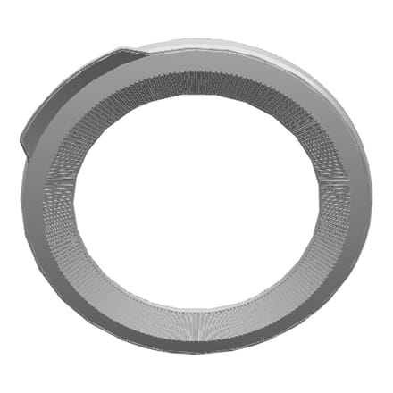 AEG deurkader, voorzijde, zwart, Ruby,Ø490.2mm 140201593062