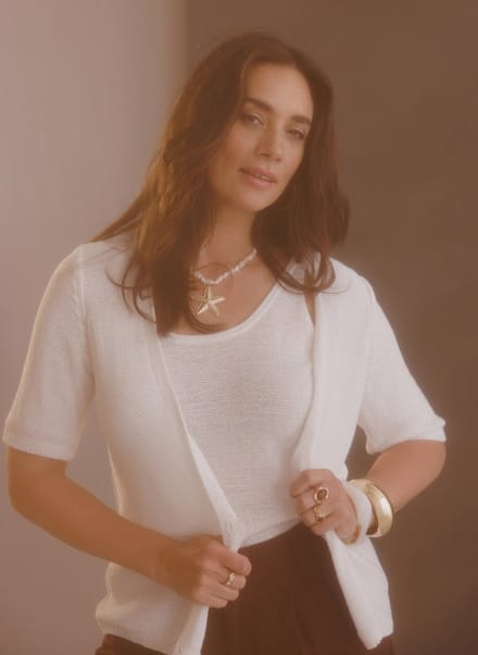 YEST Indiria Essential Cover ups - Off White - maat 40