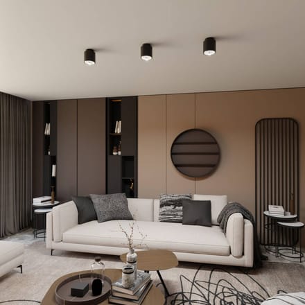 NANO 1 Zwarte Hanglamp LED - Stijlvol Minimalistisch Design