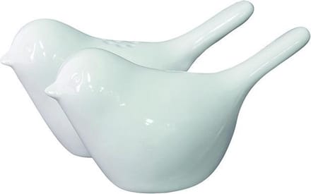 Peper en zout setje vogel (wit) - Pluto Produkter