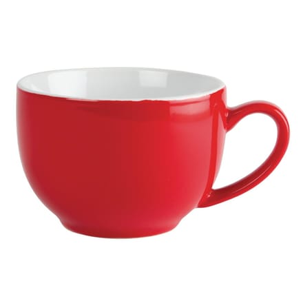 Olympia Café cappuccinokoppen rood 34cl (12 stuks)