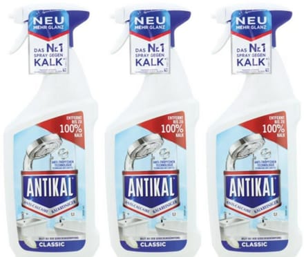 Antikal Original Spray - Om Tot 100% Kalkaanslag Te Verwijderen 3 x 750 ml