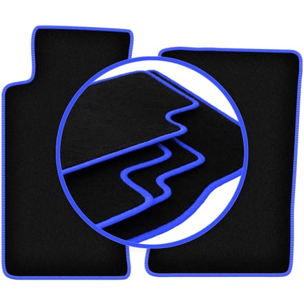 CARLUX-BLUE automatten voor: Mazda MX-5 II NB cabriolet (1998-2005)