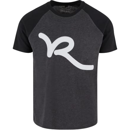 Rocawear - Logo Heren T-shirt - S - Grijs/Zwart