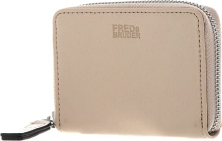FREDsBRUDER Leren Portemonnee FB Coin Nugget II Marble Beige