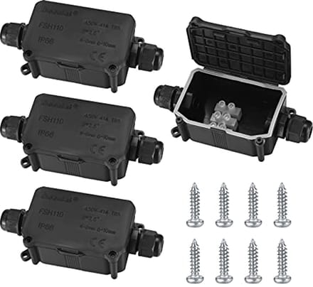 IP66 Waterdichte Verbindingsdoos - 2-Weg Buiten Kabelverbinder Junction Box