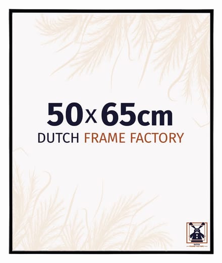 Fotolijst 50x65 cm - Kunststof - Zwart Mat - Easy