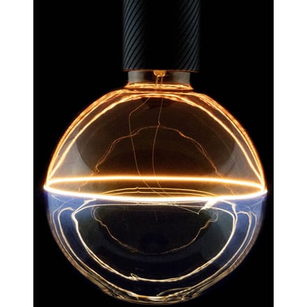 Segula LED globe Illusion, E27 G145 blauw/amber 6W 1.900K dimbaar