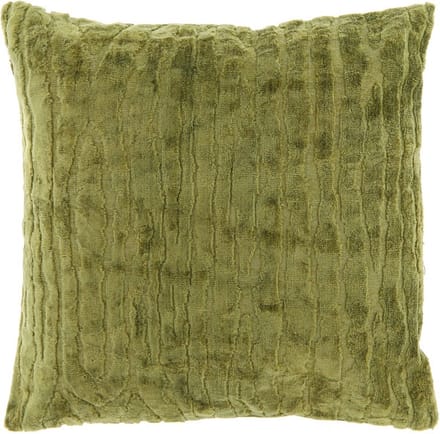 D- Unique Living - Kussen Dovi 45x45cm Moss Green