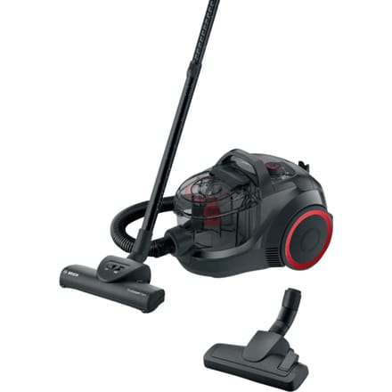 Bosch ProPower BGC21POW1 Serie 4 - Stofzuiger zonder zak - Zwart/Rood
