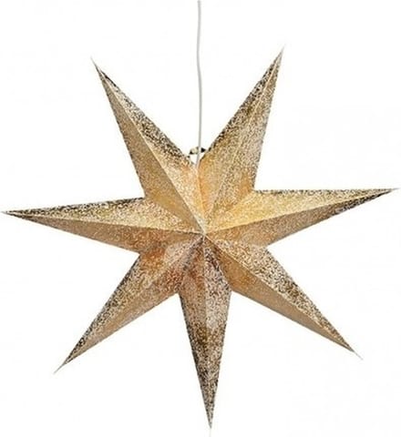 G. Wurm kerstster - goud - papier - 60 cm - kerstversiering - kerststerren - kerstdecoratie