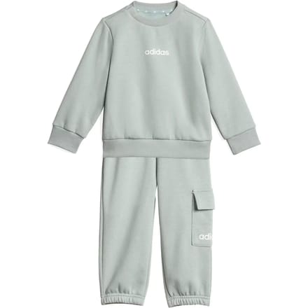 Adidas Essentials Joggers Fleece Set Groen 0-3 Months Kinderen