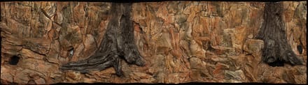 Ceramicnature Achterwand Standard 196 X 54 Cm Mineraalhars Bruin