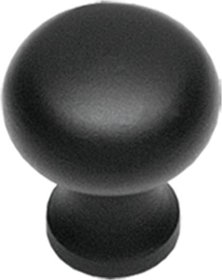 Intersteel Meubelknop Paddenstoel ø 30 mm smeedijzer zwart