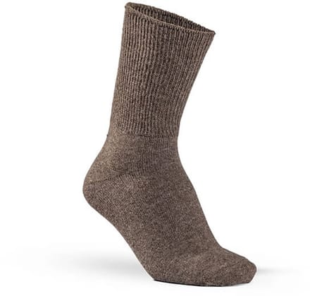 Fellhof alpaca sokken comfort maat 43-46 - bruin