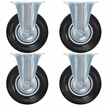 vidaXL Vaste wielen 4 st 125 mm