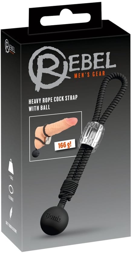 Rebel Heavy Rope Cock w Ball