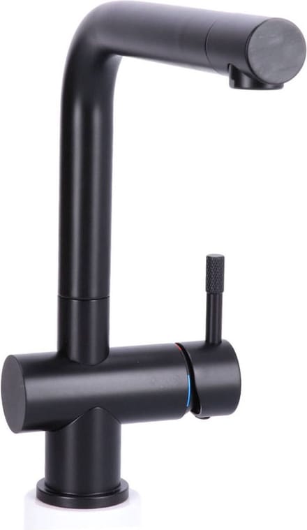 STAHL Keukenkraan Black massief RVS