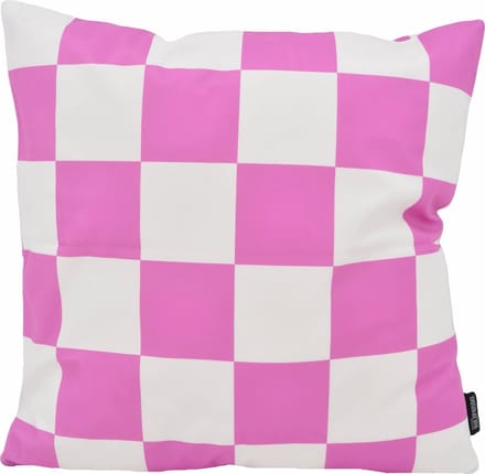 Checker Roze Kussenhoes | Katoen/Polyester | 45 x 45 cm