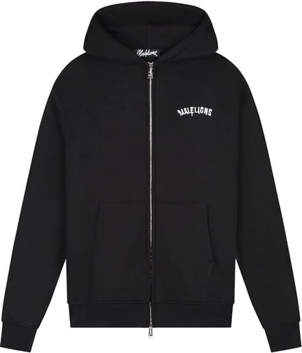 Malelions graffiti zip hoodie in de kleur zwart.