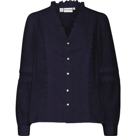 Dameshemd met lange mouwen Pulz Jeans Katana
