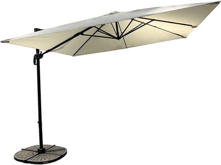 Buitenkado Pro Zweefparasol – 3x3m - Aluminium - Beige