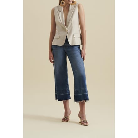 Anne Fontaine Erle Sand Taglia: 44 | Gilet Outlet | Donna | Marrone