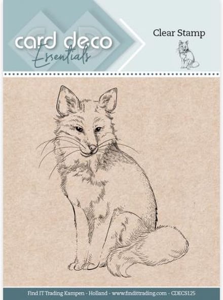 Card Deco Essentials Clear Stamps - Fox