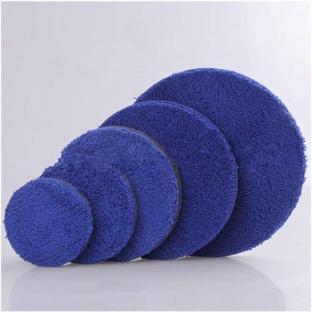 Polijstpads - Microfiber pads - Auto polijsten - Herbruikbaar materiaal - 6 inch - Blauw