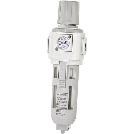 1200 l/m G1/4'' Filter-Regelaar 0.5-8.5bar Automatische afvoer - MAFR302