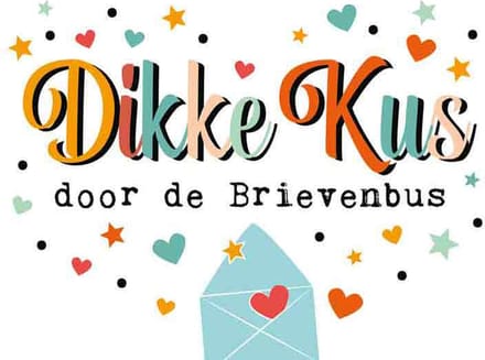 Wenskaart Dikke kus