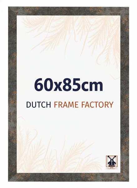 Fotolijst 60x85 cm - MDF - Geoxideerd Metaal - Benno