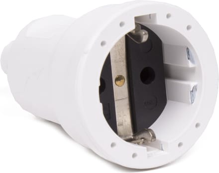 ABL PVC contrastekker + RA - Wit