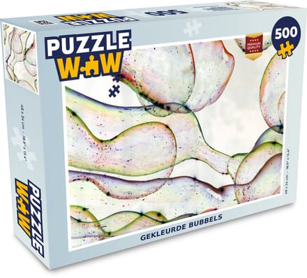 Puzzel Gekleurde bubbels - Legpuzzel - Puzzel 500 stukjes