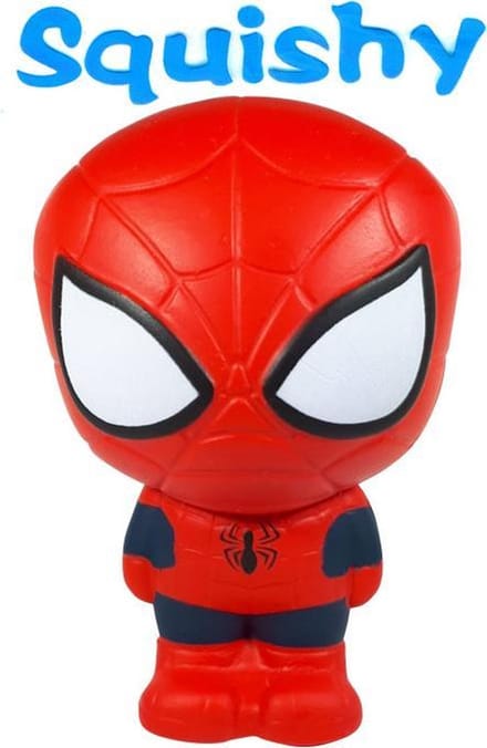 Squishy Figuurtje Marvel Spiderman 15 cm | Squishies Sqeezy Squeezy Pop it Fidget | Speelgoed voor kinderen | Stressbal Anti-Stress |