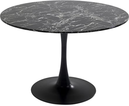 Kare Design Veneto Eettafel 110 Cm Zwart Marmer