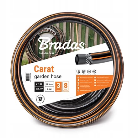 Tuinslang 1/2 inch zwart CARAT 50 m