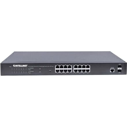Intellinet 561341 561341 19 netwerk switch 16 + 2 poorten 1 GBit/s