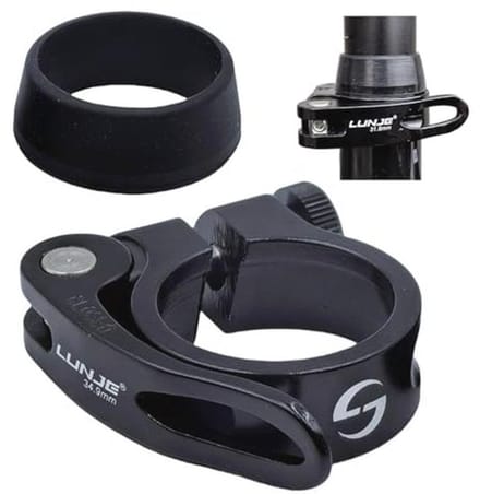 Fiets Zadelpen Klem Aluminium Quick Release - 28.6mm, 31.8mm, 34.9mm