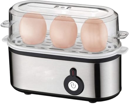 Zyrex® Eierkoker electrisch - Eierkoker - Eierkoker met timer - Zilver - 54cm x 37cm x 24cm