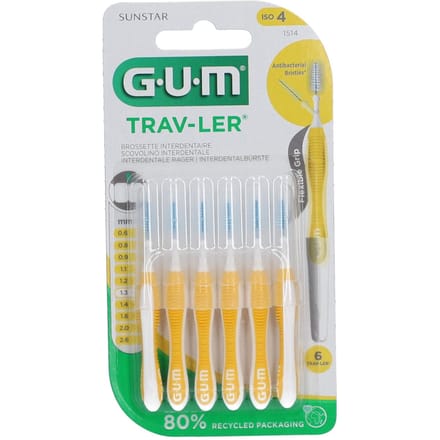 GUM TravLer Reusable Interdental Brush 1,3 mm 6 st