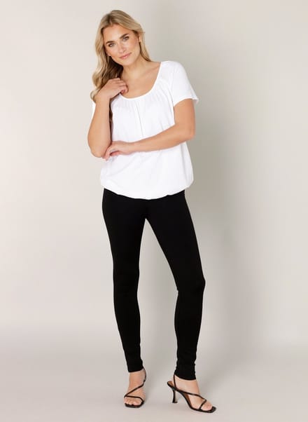 BASE LEVEL Yona Jersey Shirt - White - maat 36