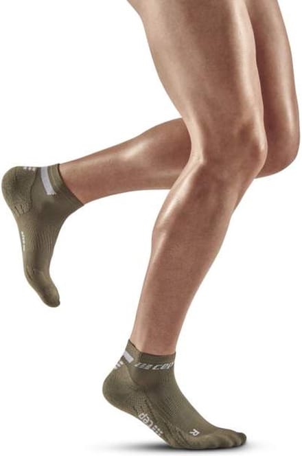 CEP | The Run Low Cut Socks V4 | Hardloopsokken | Heren | Olive | V -