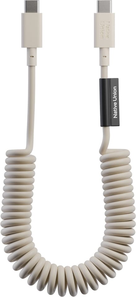 Native Union Pop Cable - Sandstone - USB-C naar USB-C - 1.2M - 60W