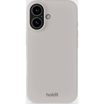 Phone Case Silicone Wool Gray iPhone 16