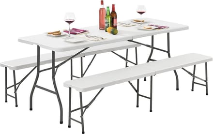 Biertafel / bierbank - 3-delig - inklapbaar