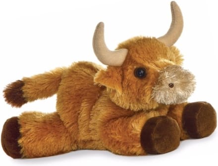 Pluche Schotse Hooglander koeien knuffel 20 cm