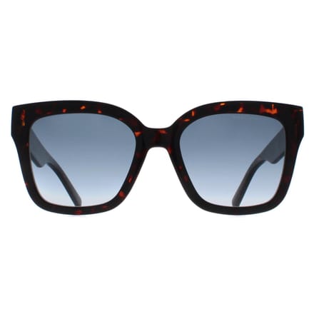 Marc Jacobs Vierkante Dames Shiny Donker Havana Blauwe Gradiënt MARC 658/S